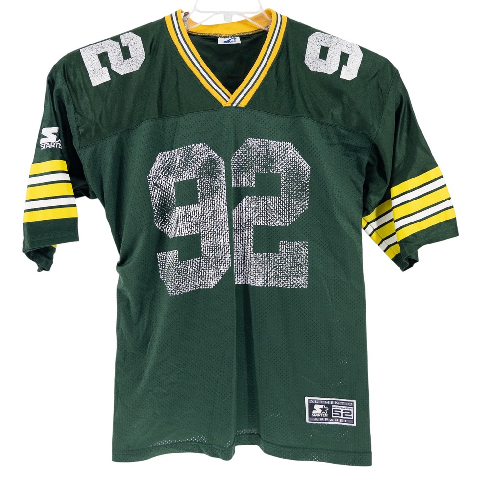 Vintage 1995‎ Starter Green Bay Packers Reggie White #92 NFL Jersey Size 52 XL